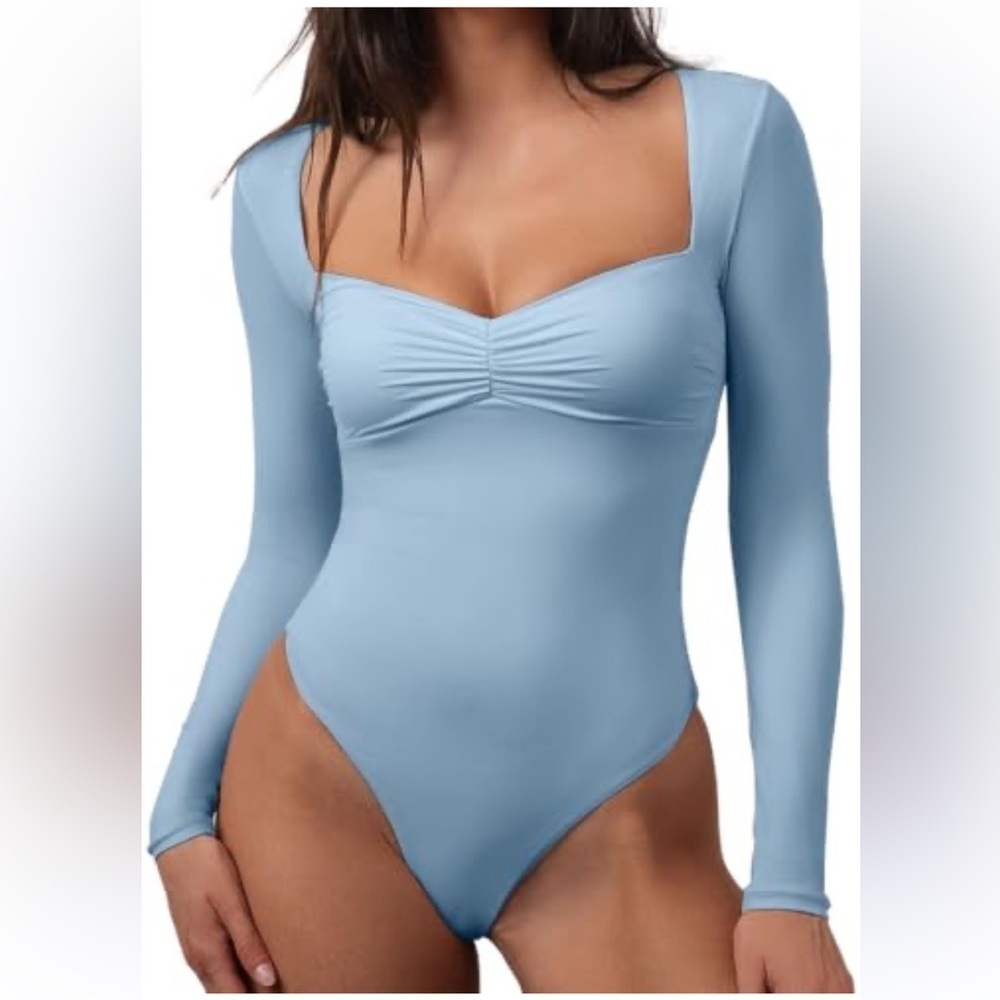 Women’s Vici Brand Light Blue Bodysuit